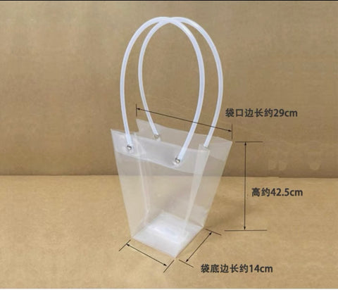 Clear plastic T-shaped bag T4 (bag length no handle 35cm)