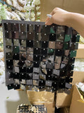 Black multicolour Sequin Backdrop Panel 12”x12” Mat