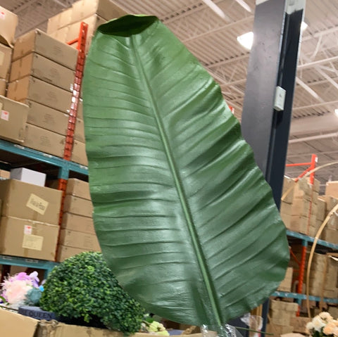46" Bird of Paradise Leaf (L) real touch leaf floramatique