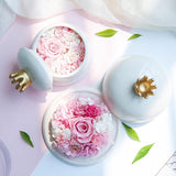 Preserved Rose Head Light Pink (box of 21)