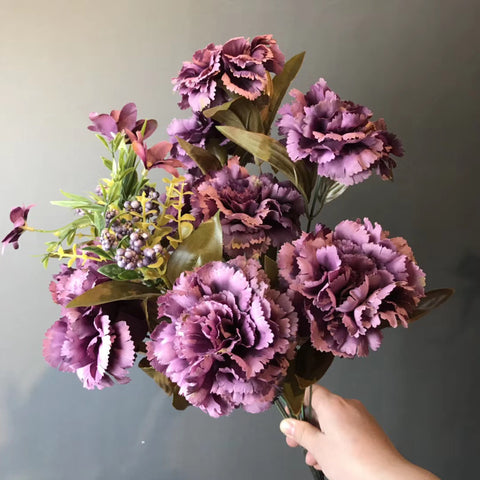 big stem carnation purple