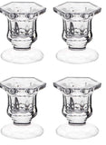 New 2.25"H Glass CANDLEHOLDER GLASS VASE candle holder for taper candles