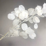 Cream Lunaria money plant artificial flower shell