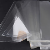 21”x21” cellophane (pk of 50) Fresh Flower Wrapping Paper matte finish white with black trim