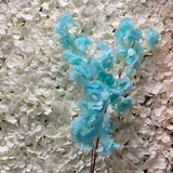 Artificial Cherry Blossom Sakura Blue wedding decoration silk fake flower