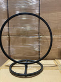 Metal Modern Black Stand 16” Diameter Hoop Ring