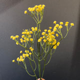 Yellow Baby’s breath Gypsophilia PVC artificial flower