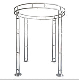 Gold Metal mandap canopy chuppah adjustable stand 6.5’Dx6-9’H