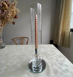 CRYSTAL Candleholder 14.5”h