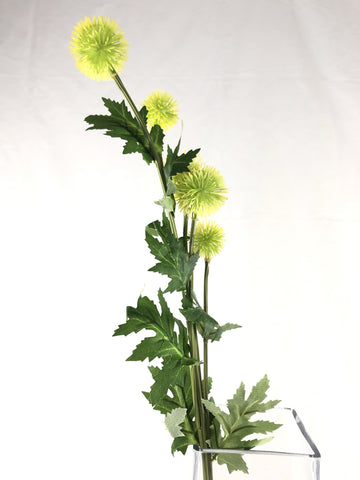 Dandelion fruit bud Green Artificial Flower Single Stem - Viva La Rosa