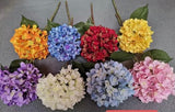 Blue Asian Hydrangea Spray Single Stem