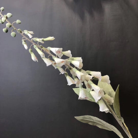 Foxglove White Artificial Flower