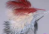 Phoenix palm 3 leaf spray pink