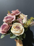 Rose Lilac 10 head European rococo Roses Artificial Flower large sweet rose