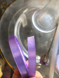 Satin Ribbon 3/8"/1cm wide 22 meter Lilac thin purple