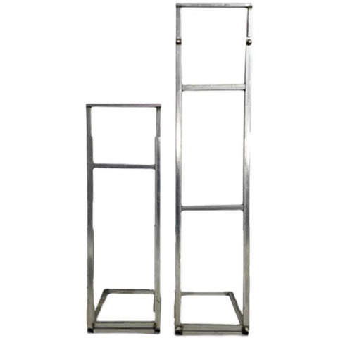 Silver Metal Backdrop Stand  (S)