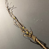 Faux LONG branch DRAK Brown with moss