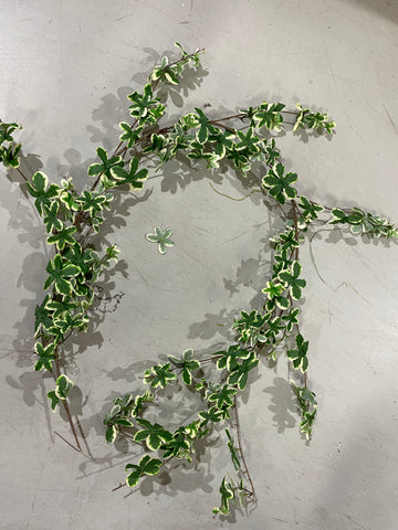 Variegated Green Artificial Flower Ivy leaf Garland wedding greenery 1.8m