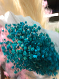 Preserved baby’s breath bunch Light blue Turquoise