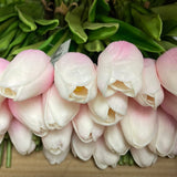 12xReal Touch PU flower Tulip artificial wedding decor Floramatique (Pink)-A85C16D4