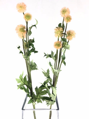 Dandelion fruit bud Artificial Flower Single Stem Blush - Viva La Rosa