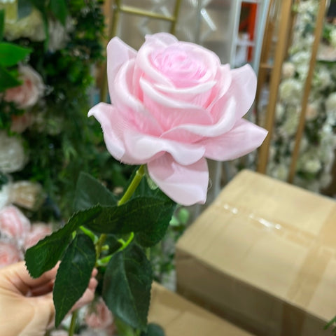 Moist Touch Real Touch Single Stem Rose (medium Pink)-MOI3