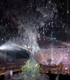 5.5" Clear Acrylic hanging tear rain drop - Richview Glass Wedding Supplies