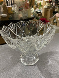 Crystal Clear Bowl Glass Bowl Vase 8”x7”H bowl Vase
