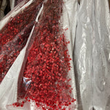 Preserved baby’s breath bunch Red