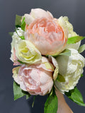 Mixed Bouquet White and Pink assorted flowers