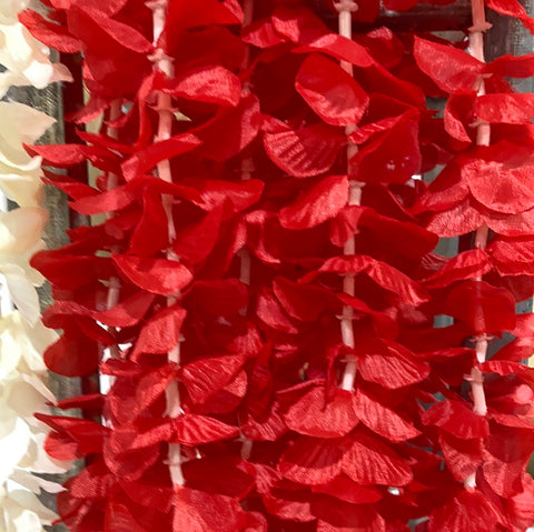 Artificial Hydrangea Flower Garland (Red)