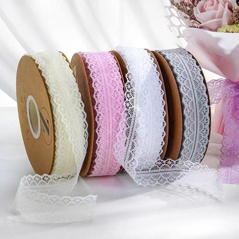 Lace Ribbon 3cm/1.1” wide 45 meter (white)