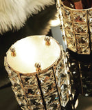 Crystal candleholder (gold)