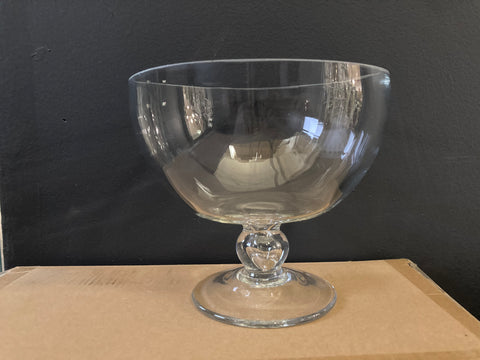 Glass Bowl Vase mv793-25 Pedestal 5”Hx6”D wedding centerpiece Compote small mini