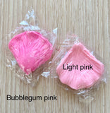 Bubblegum Pink Silk Rose Petal