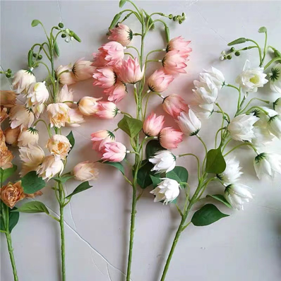White abutilon leucadendron flower filler Artificial flowers
