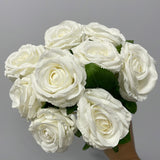 Bobi 9 head White Rose bunch