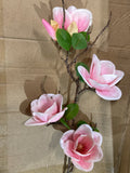 New Artificial Flower Magnolia Pink R020