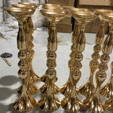 GOLD 20" METAL CANDLE HOLDER DECOR CANDLEHOLDER stick