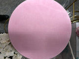 Round pink velvet box For fresh or preserved Flowers