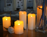 LED Electric Flameless Candles wedding decor Canada 2"x6"H Diameter