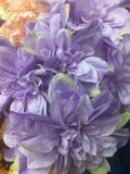 Artificial Silk artificial  Dahlia (lilac) -DHA4 - Richview Glass Wedding Supplies