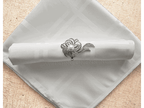 Damask Napkin Napkin various colours and prints - Richview Glass Wedding Supplies