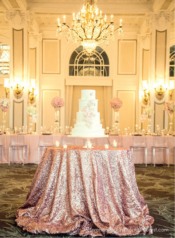 sequin tablecloth