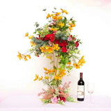 24" Reversible triangle stand VR0041-(White)-REV2 - Richview Glass Wedding Supplies