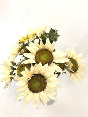 New Sunflower ARTIFICIAL FLOWER HEAD WEDDING DECOR SUN FLOWER