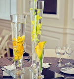 DIY Wedding 20" Clear Pilsner/Cone/Trumpet Vase- XD551-50 - Richview Glass Wedding Supplies