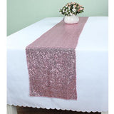 Sequin Table Runner 12X108" (Blush)-BLS1