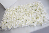 Cream Hydrangea mat Artificial Flower wall Wedding Decoration backdrop - Richview Glass Wedding Supplies