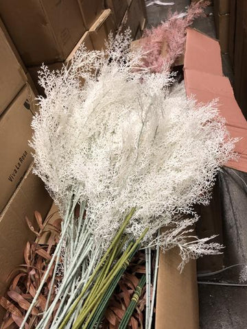 White Rime Spray Artificial flower wedding greenery